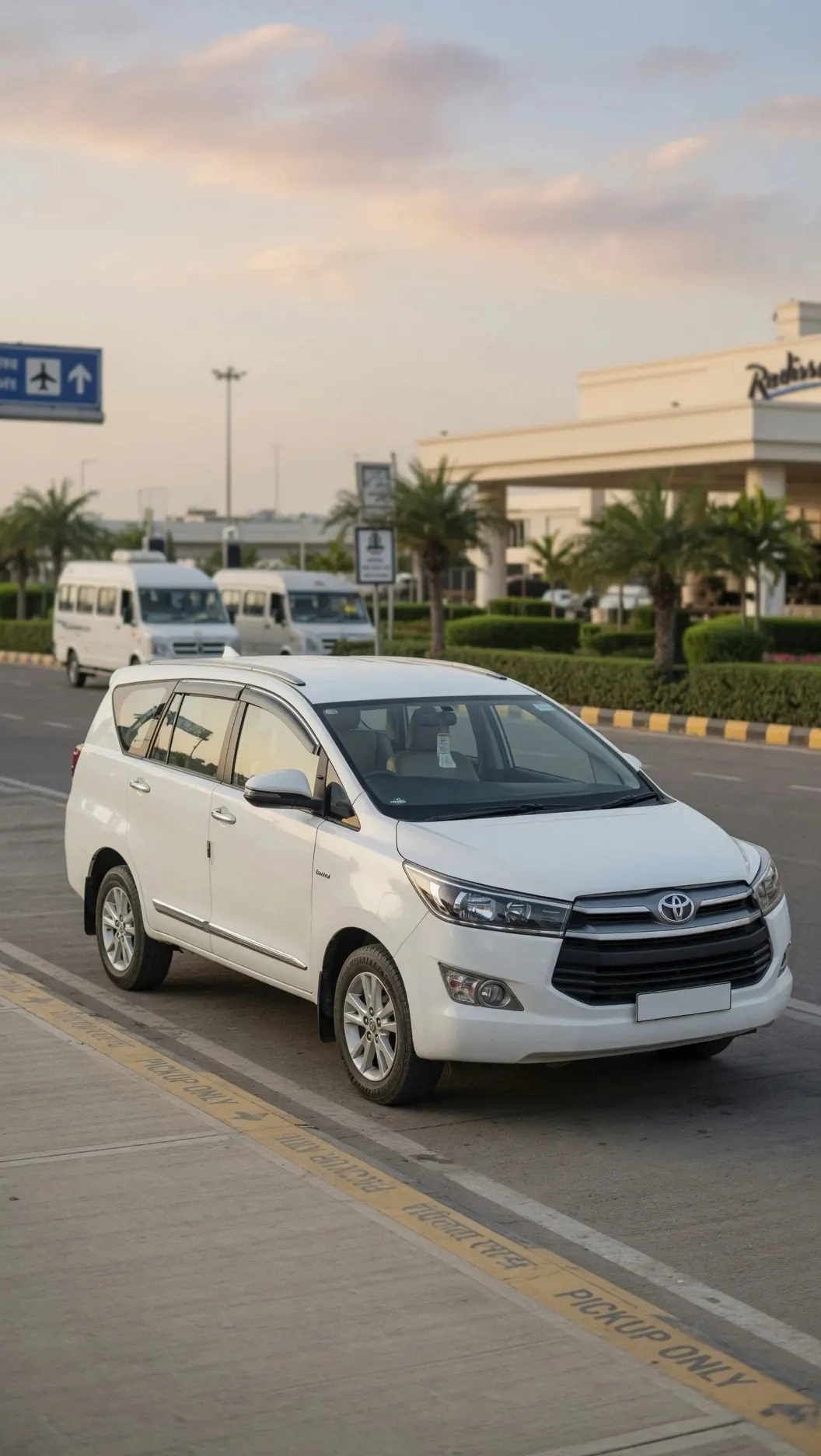 Toyota Innova Crysta for premium AirportLive airport taxi service in Punjab