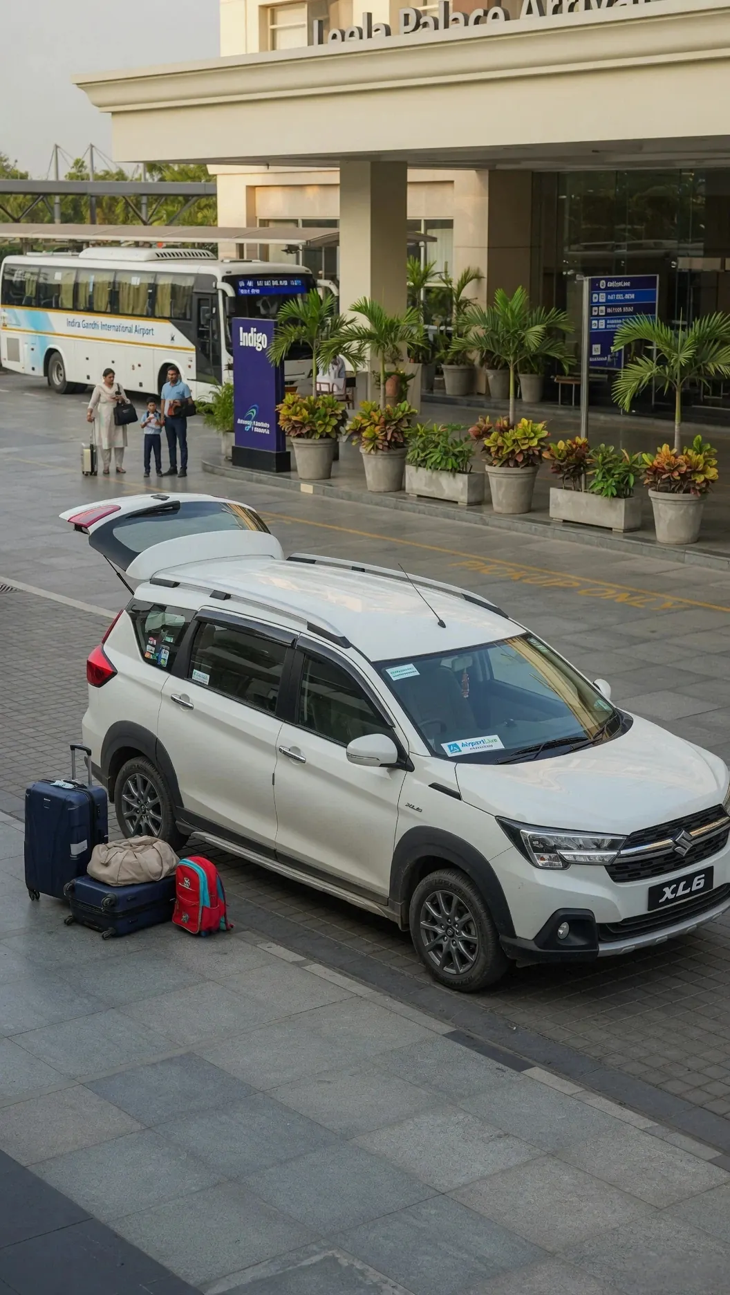 AirportLive XL6 SUV exterior for family airport transfer with luggage