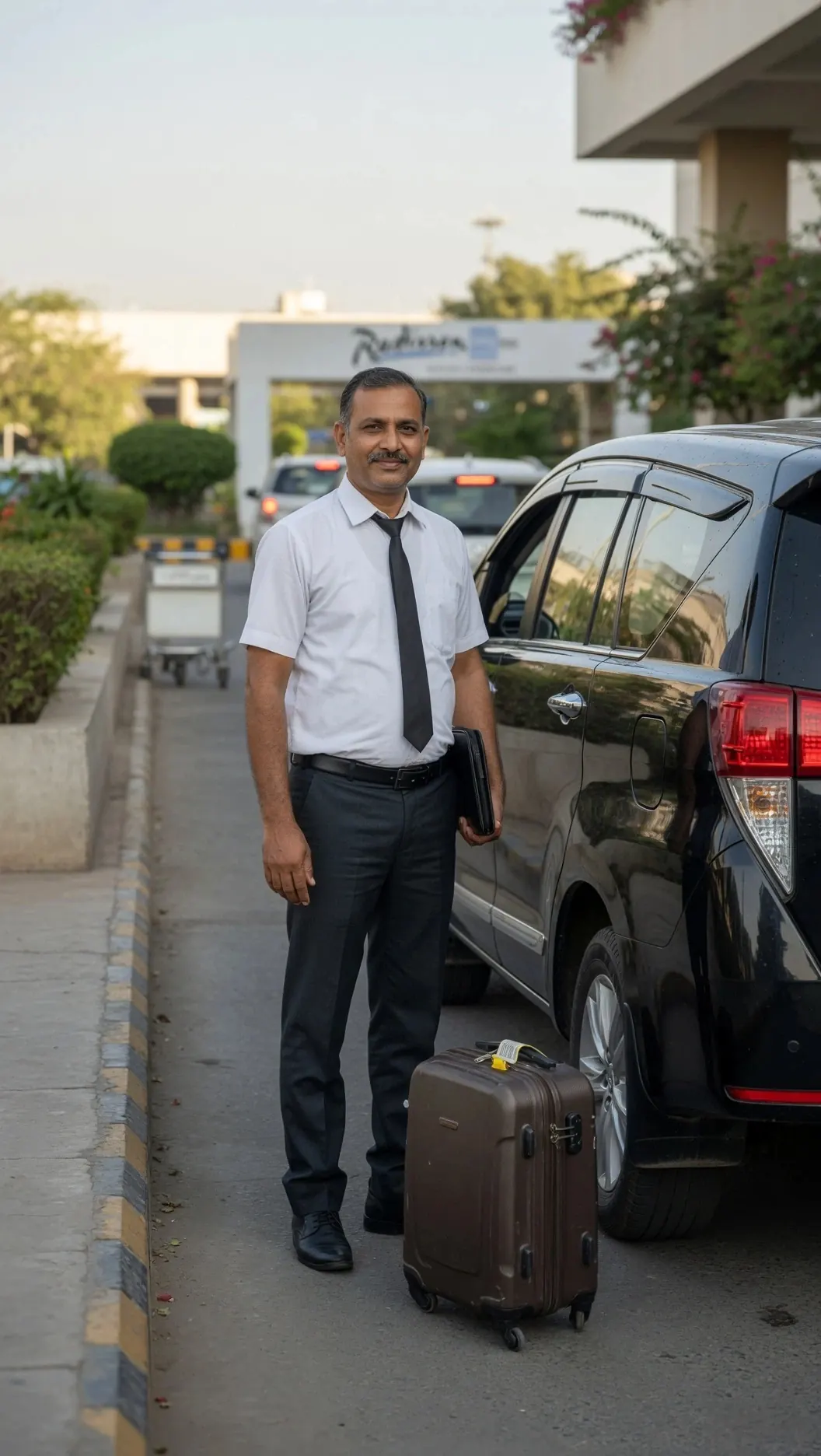 AirportLive chauffeur ready for corporate travel pickup